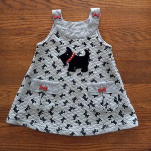 Quilted Scottie Dog Dress/Jumper